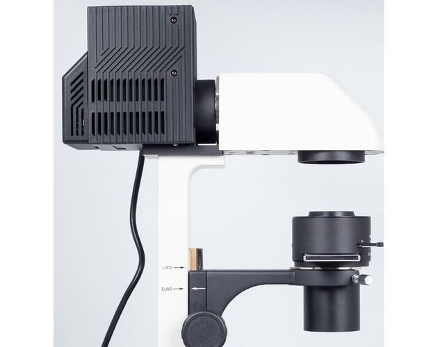 Motic Inverzný mikroskop AE31E, trinokulárny, infinity, CCIS Plan 4× LWD, Ph10×/20×/40×, halogén 100W, image-2