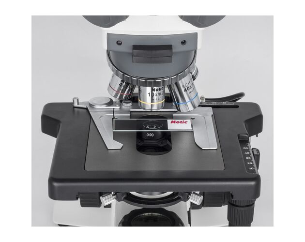 Motic Mikroskop BA410 Elite, trinokulárny, halogén 100W, 40×–1000×, image-2