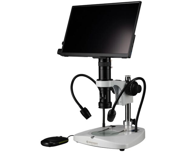 Bresser DST-0745 Zoom Mikroskop (Systém) s Pro HDMI kamerou (Autofocus) a 13.3" displejom