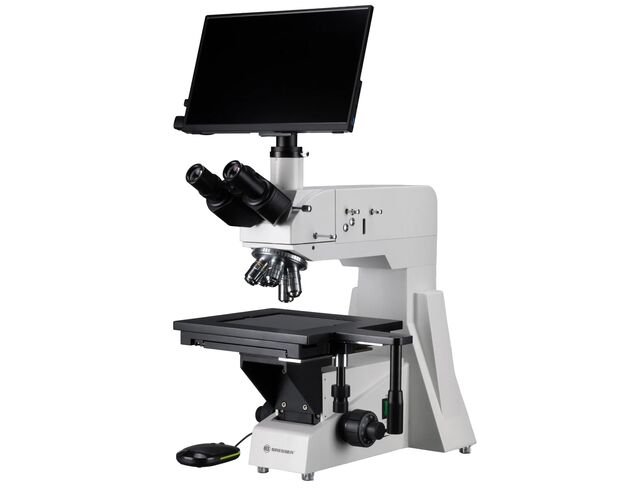 Bresser Science MTL-201 Metalurgický mikroskop s Pro HDMI kamerou (Autofocus) a 13.3" displejom