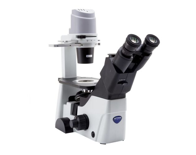 Optika Inverzný mikroskop IM-300, trinokulárny, PH, 100×–400×, IOS LWD W-PLAN PH, N.A. 0,3, X-LED8