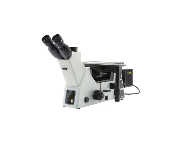 Optika Inverzný mikroskop IM-5MET, MET, trinokulárny, inversný, 10×/24 mm, dopadajúce svetlo, halogén 12V/100W, bez objektívov, image-2