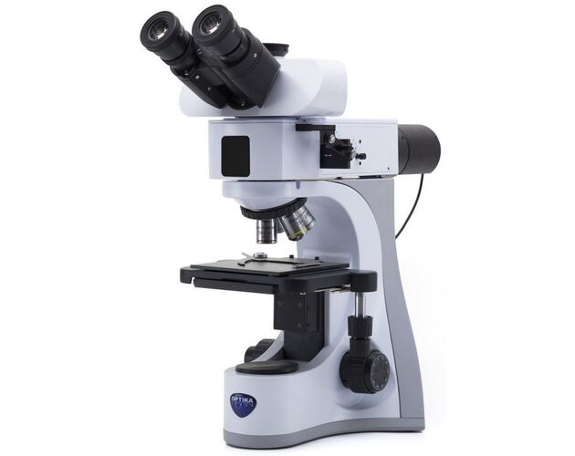 Optika Mikroskop B-510MET, metalografický, dopadajúce svetlo, trinokulárny, IOS W-PLAN MET, 50×–500×, EU verzia, image-4