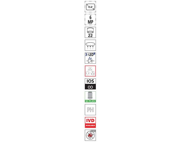 Optika Mikroskop IM-300D, digitálny, PH, 100×–400×, IOS LWD W-PLAN PH, N.A. 0,3, X-LED, 6 MP, 15,6" 4K, image-2