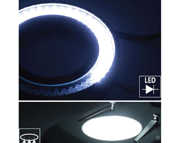 Optika Zoom-stereomikroskop SZO-1, binokulárny, 6,7×–45×, stĺpový statív, bez osvetlenia, image-6