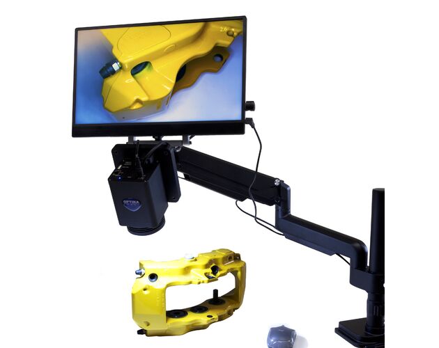 Optika Mikroskop IS-4K3, zoom optika 1×–18×, automatické zaostrenie, 8 MP, 4K Ultra HD, pantografový statív, 15,6" displej, image-2