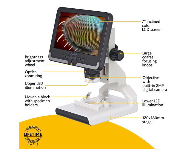 Digitálny mikroskop Levenhuk Rainbow DM700 LCD, image-14