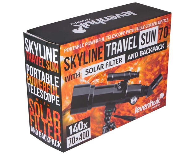 Levenhuk Skyline Travel Sun 70 teleskop, image-15