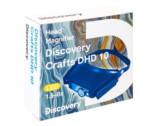 Levenhuk Discovery Crafts DHD 10 náhlavná lupa, image-9