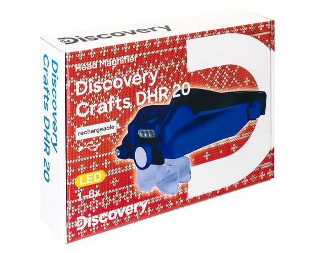 Levenhuk Discovery Crafts DHR 20 dobíjateľná náhlavná lupa, image-9