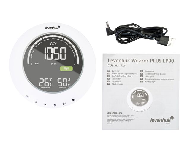 Levenhuk Wezzer PLUS LP90 detektor CO₂, image-2