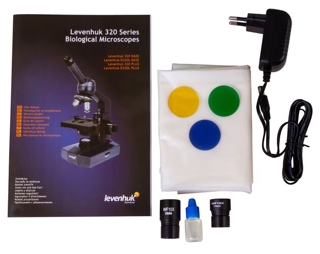 Monokulárny mikroskop Levenhuk 320 PLUS, image-14