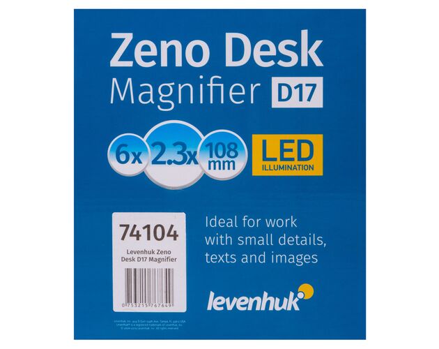 Levenhuk Zeno Desk D17 lupa, image-12