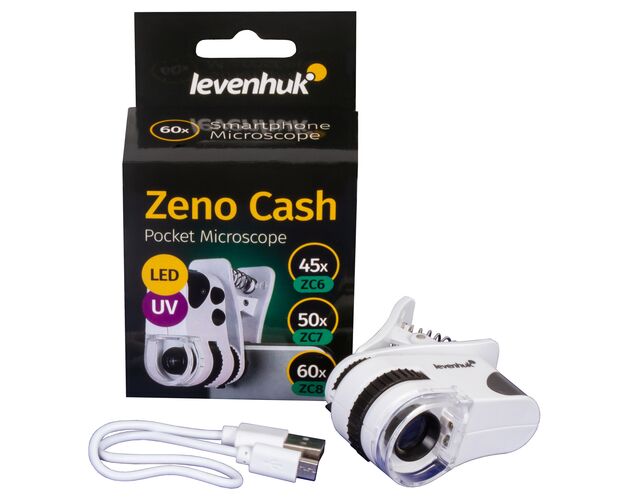 Vreckový mikroskop na kontrolu pravosti bankoviek Levenhuk Zeno Cash ZC7, image-10