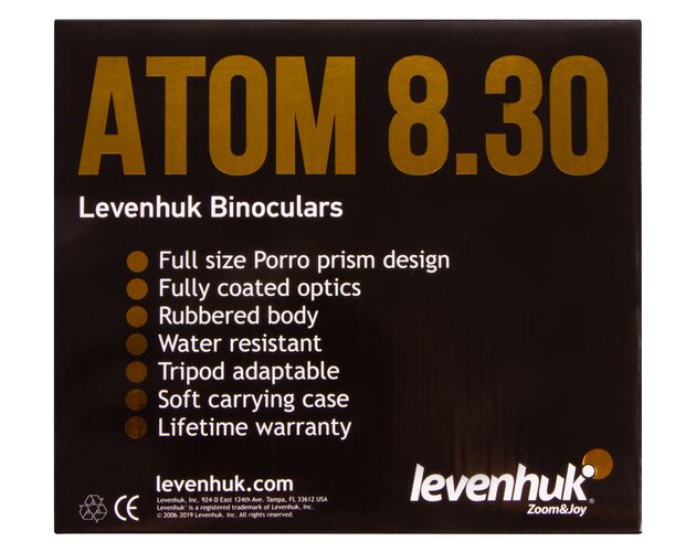 Ďalekohľad Levenhuk Atom 8x30, image-14