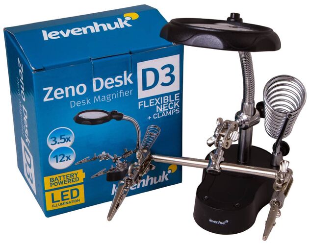 Stolná lupa Levenhuk Zeno Desk D3, image-2