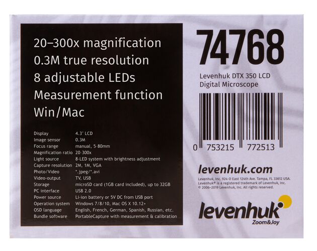 Digitálny mikroskop Levenhuk DTX 350 LCD, image-20