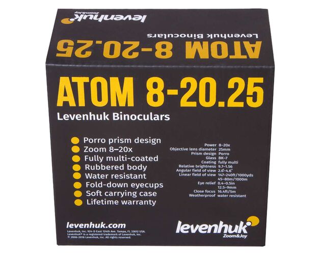 Ďalekohľad Levenhuk Atom 8-20x25, image-11