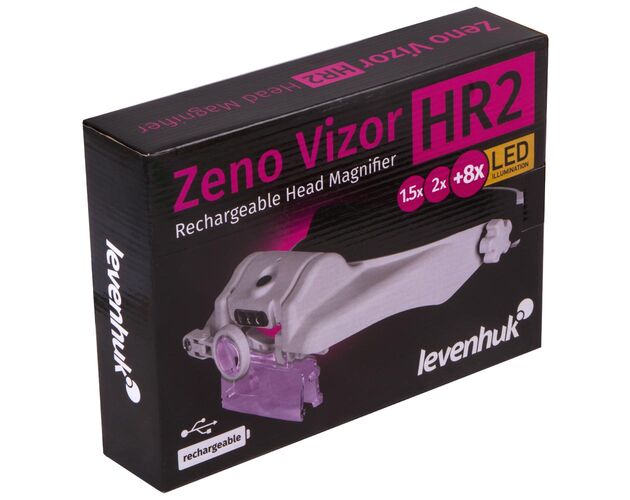 Náhlavná lupa s nabíjateľnou batériou Levenhuk Zeno Vizor HR2, image-9