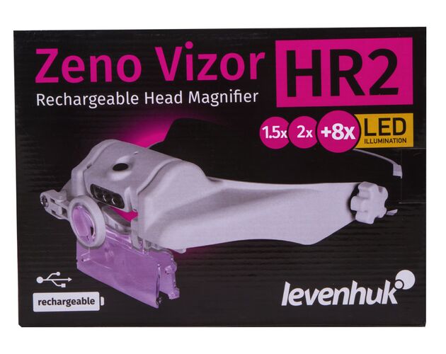 Náhlavná lupa s nabíjateľnou batériou Levenhuk Zeno Vizor HR2, image-10