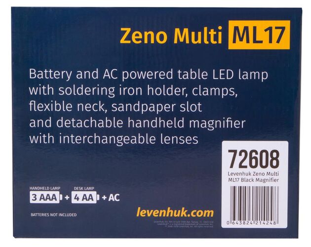 Multilupa Levenhuk Zeno Multi ML17, čierna, image-13