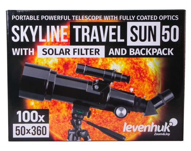 Teleskop Levenhuk Skyline Travel Sun 50, image-15