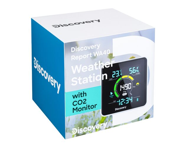 Levenhuk Discovery Report WA40 meteostanica s monitorovaním CO2 vo vzduchu, image-6