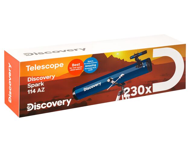 Levenhuk Discovery Spark 114 AZ teleskop s knižkou, Jazyk: CZ, image-14