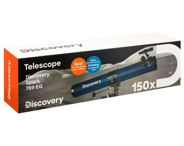 Levenhuk Discovery Spark 769 EQ teleskop s knižkou, image-14
