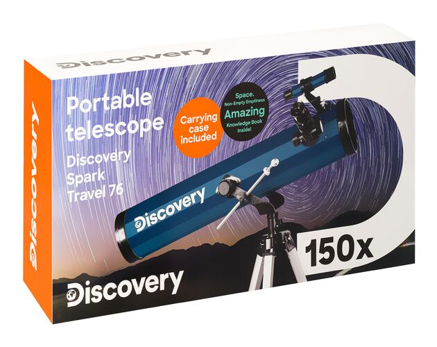 Levenhuk Discovery Spark Travel 76 teleskop s knižkou, Jazyk: EN, image-16
