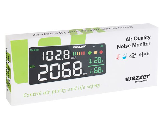 Levenhuk Wezzer Air PRO CN20 monitor kvality vzduchu a hluku, image-7