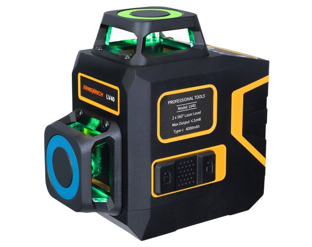 Ermenrich PRO LV40 čierny laserový nivelačný prístroj, image-3