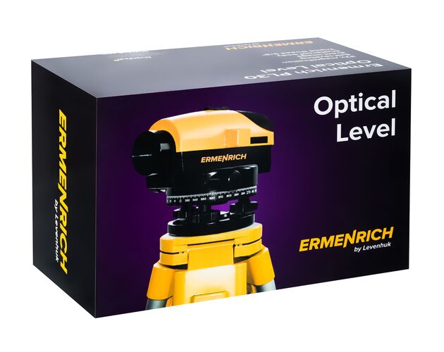 Ermenrich PL30 žltý optický nivelačný prístroj, image-9