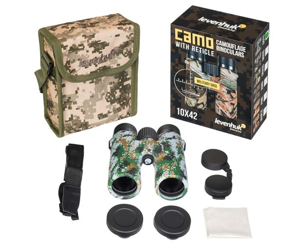Ďalekohľad Levenhuk Camo 10x42 so zameriavačom, Farba: Dots, image-4