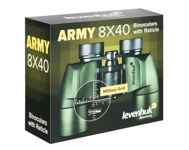 Ďalekohľad Levenhuk Army 8x40 so zameriavačom, image-13