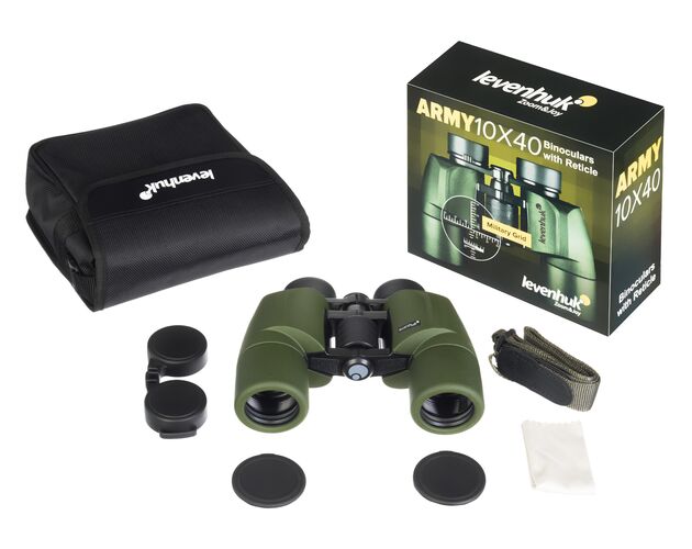 Ďalekohľad Levenhuk Army 10x40 so zameriavačom, image-4