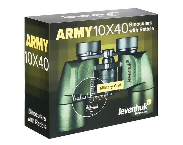 Ďalekohľad Levenhuk Army 10x40 so zameriavačom, image-13