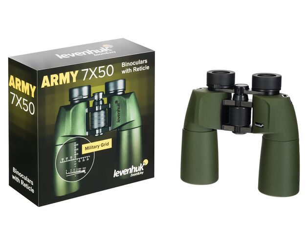 Ďalekohľad Levenhuk Army 7x50 so zameriavačom, image-5