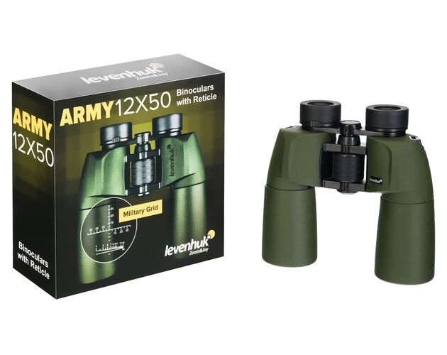 Ďalekohľad Levenhuk Army 12x50 so zameriavačom, image-5