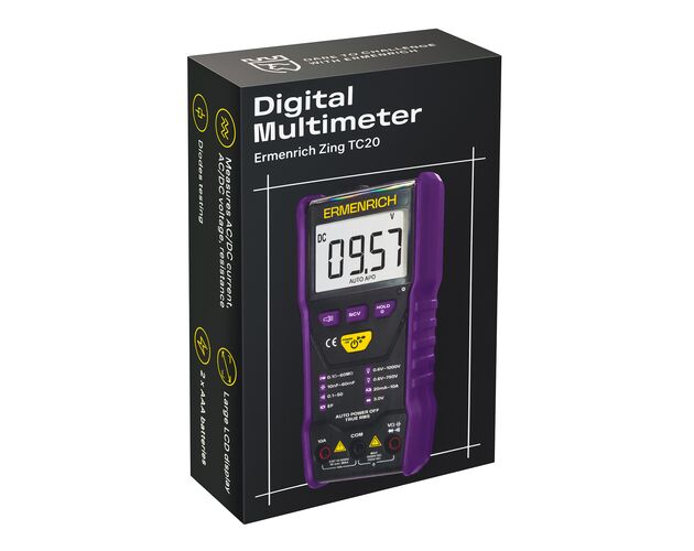 Ermenrich Zing TC20 digitálny multimeter, image-6