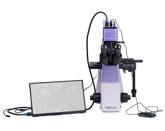 MAGUS Bio VD300 LCD Biologický invertovaný digitálny mikroskop, image-5