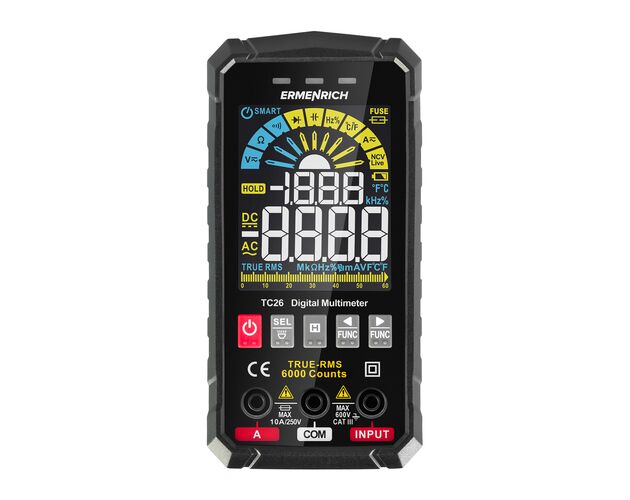 Ermenrich Zing TC26 digitálny multimeter, image-3