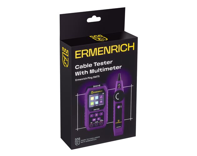 Ermenrich Ping SM75 tester káblov s multimetrom, image-9