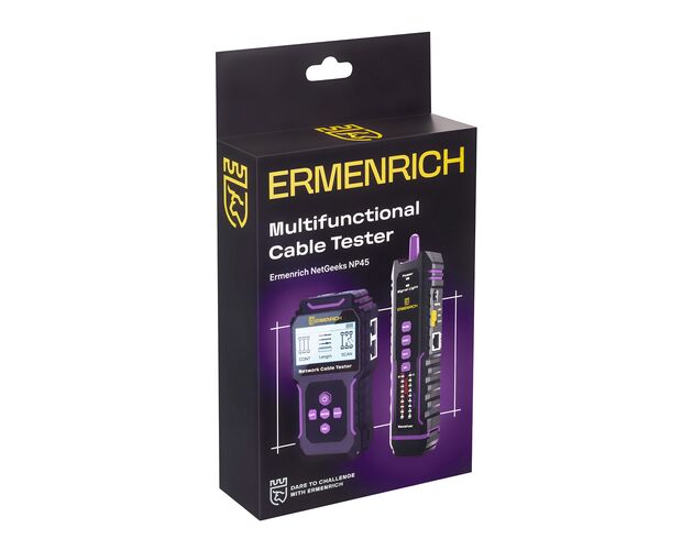 Ermenrich NetGeeks NP45 multifunkčný tester káblov, image-11