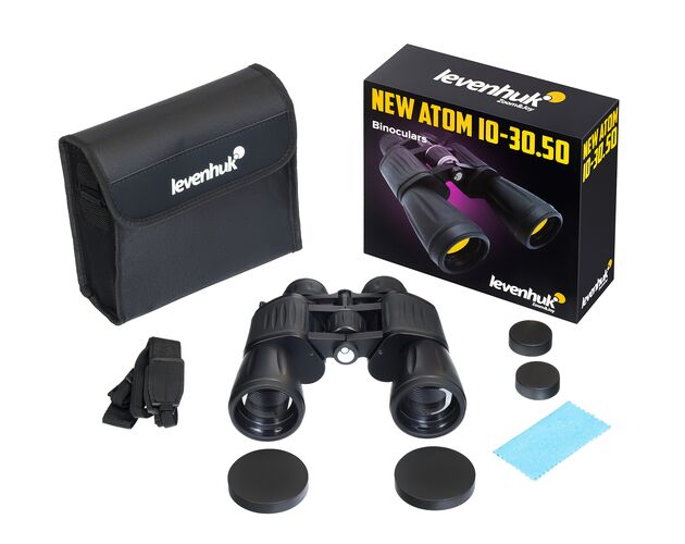 Ďalekohľad Levenhuk New Atom 10-30x50, image-3