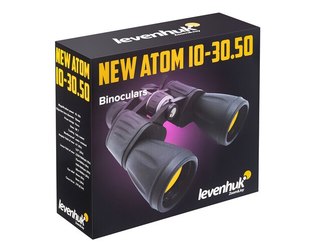 Ďalekohľad Levenhuk New Atom 10-30x50, image-12