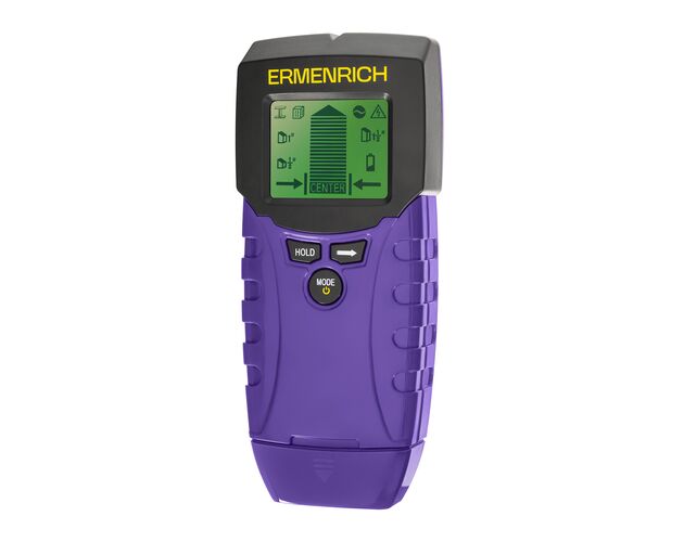 Ermenrich Ping TM100 stavebný detektor a detektor vlhkosti 2 v 1
