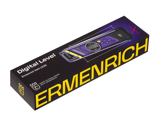 Ermenrich Verk LD25 s laserom digitálna vodováha, image-6