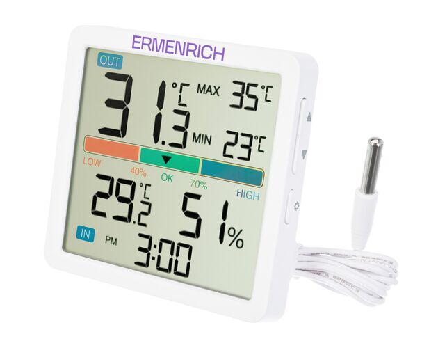Ermenrich Report WR10 termohygrometer