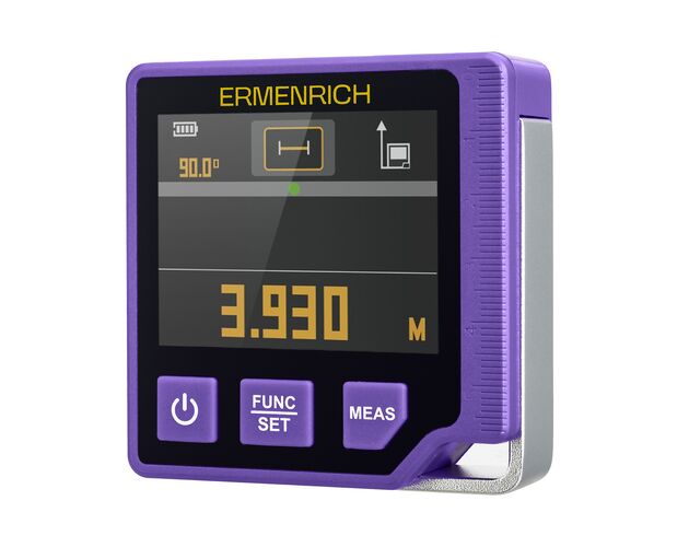 Ermenrich Verk LQ60 digitálna vodováha s laserovým meračom 3 v 1
